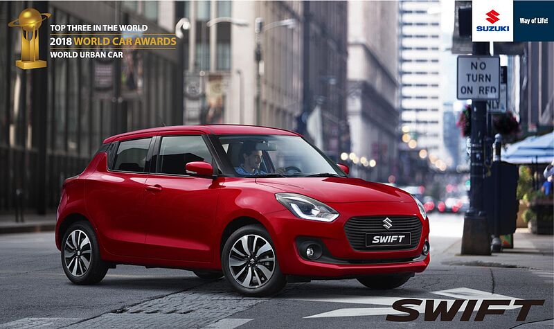 Suzuki Swift auf dem Weg zum "World Urban Car 2018"